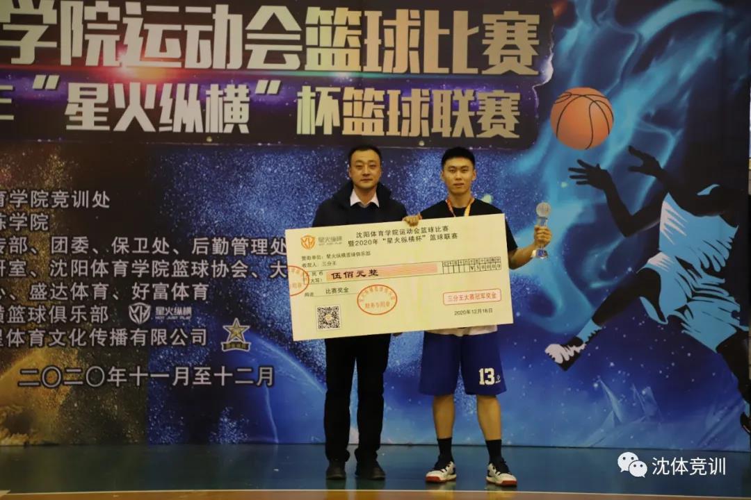 沈阳体育学院运动会篮球比赛暨2020年"星火纵横"杯篮球联赛闭幕